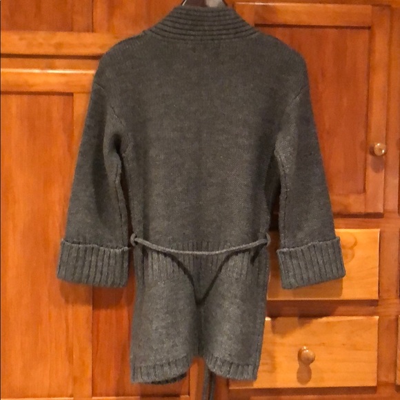Vince Gray Belted Cardigan - Picture 2 of 2